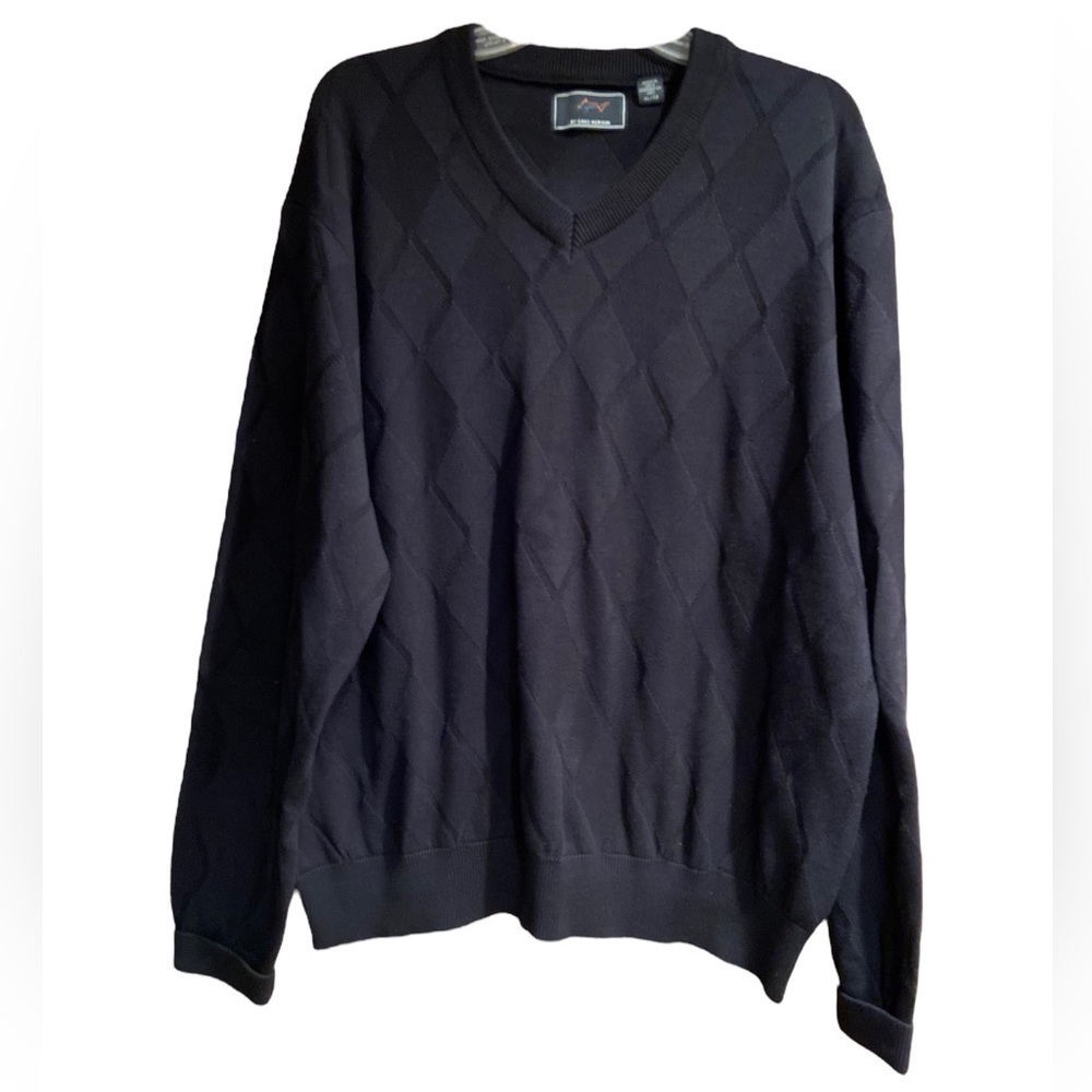 GREG Norman Black Sweater Mens